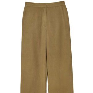 LOULOU Corey Lynn Calter High Waisted Trouser - Twill, Olive